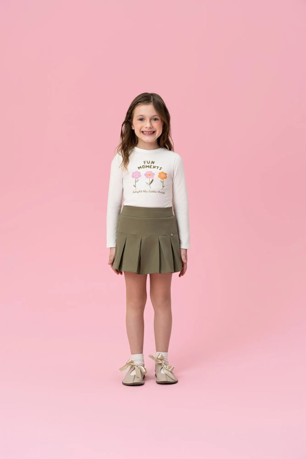 CONJUNTO INFANTIL MON SUCRÉ BLUSA MANGA LONGA E SHORT-SAIA - 51138028210