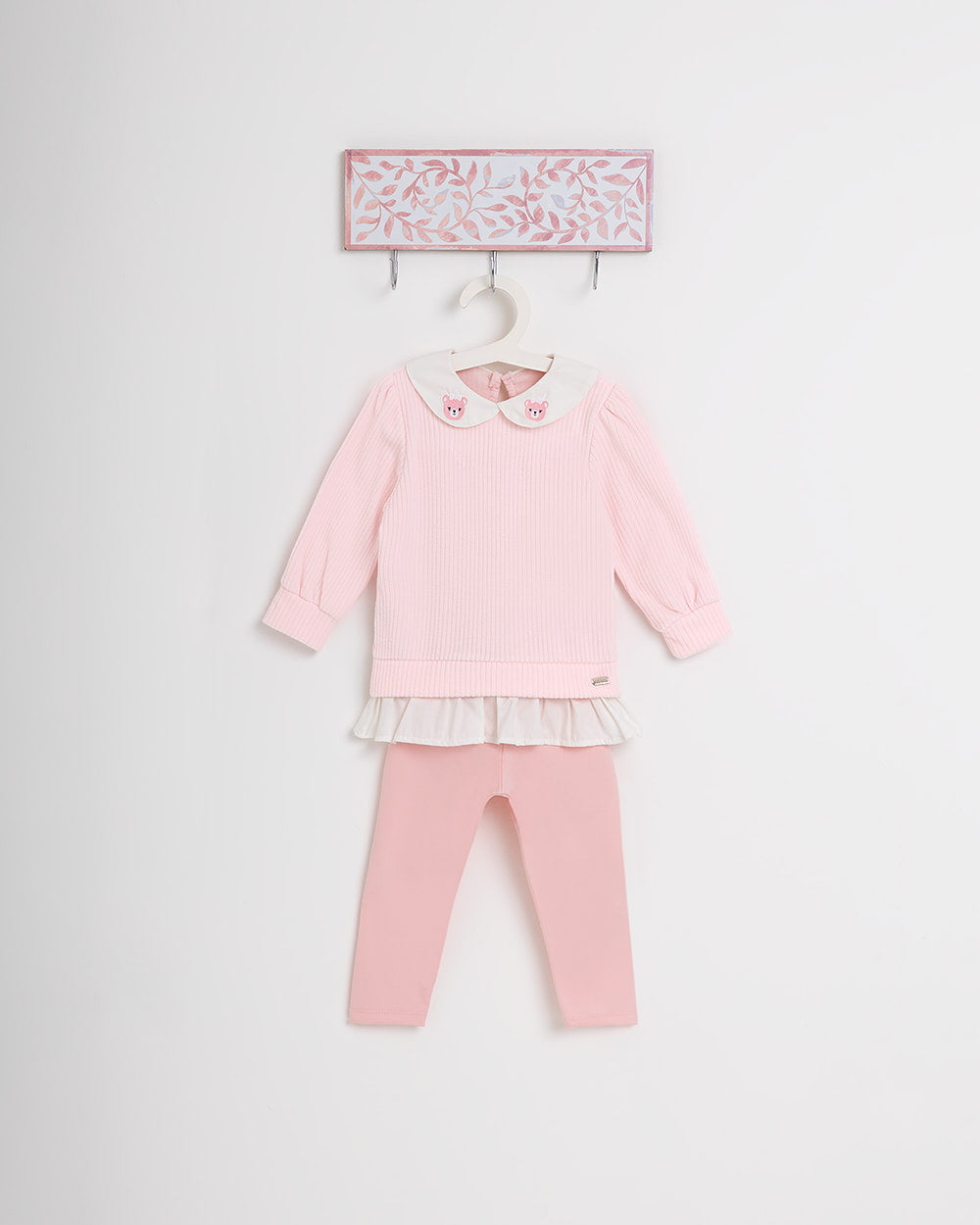 CONJUNTO INFANTIL SOMNII BLUSÃO EM SORT COLETE COM TRICOLINE E LEGGING - 3251029