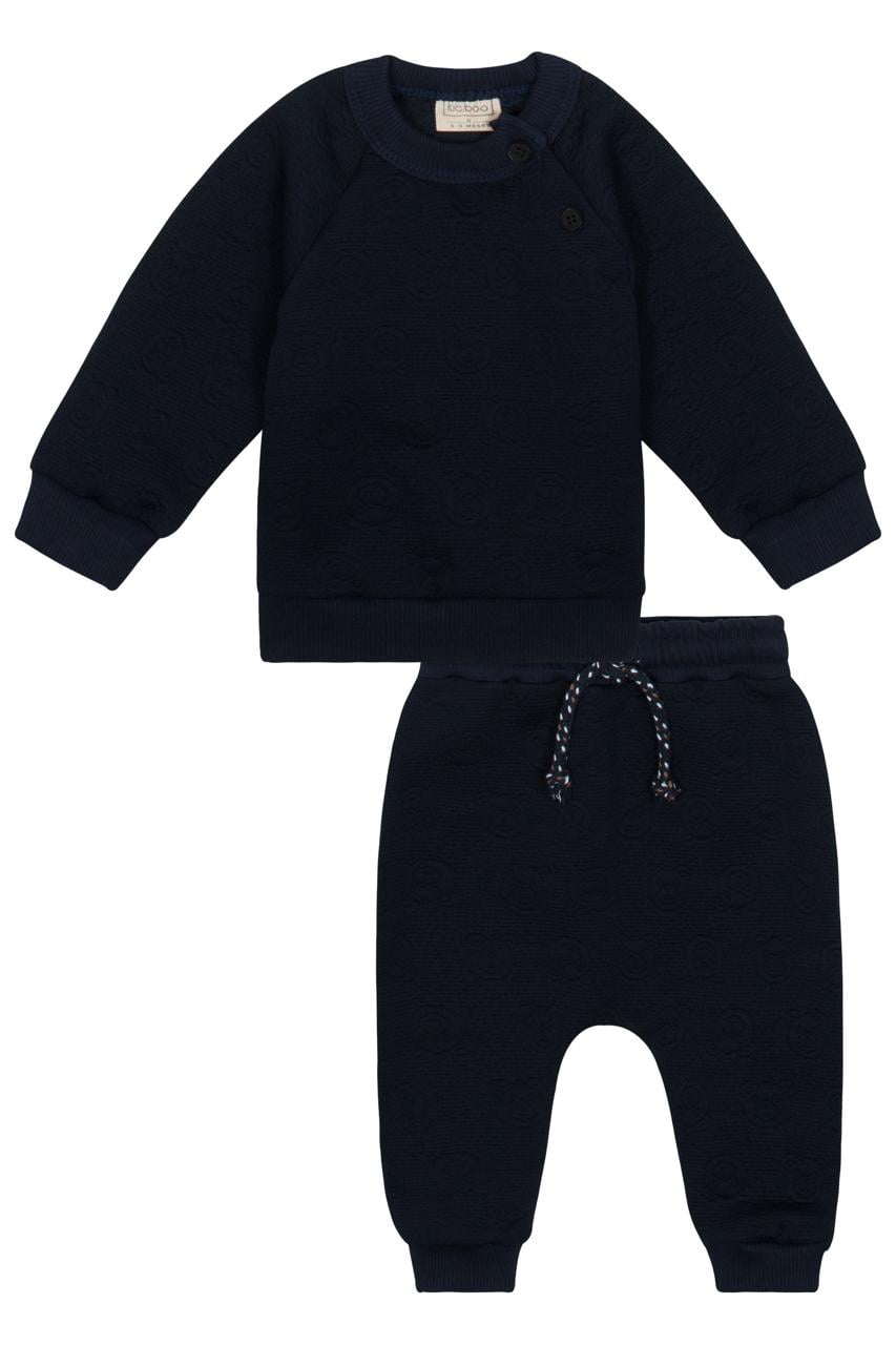 CONJUNTO INFANTIL LOC.BOO  BLUSÃO E CALÇA EM JACQUARD - 82750