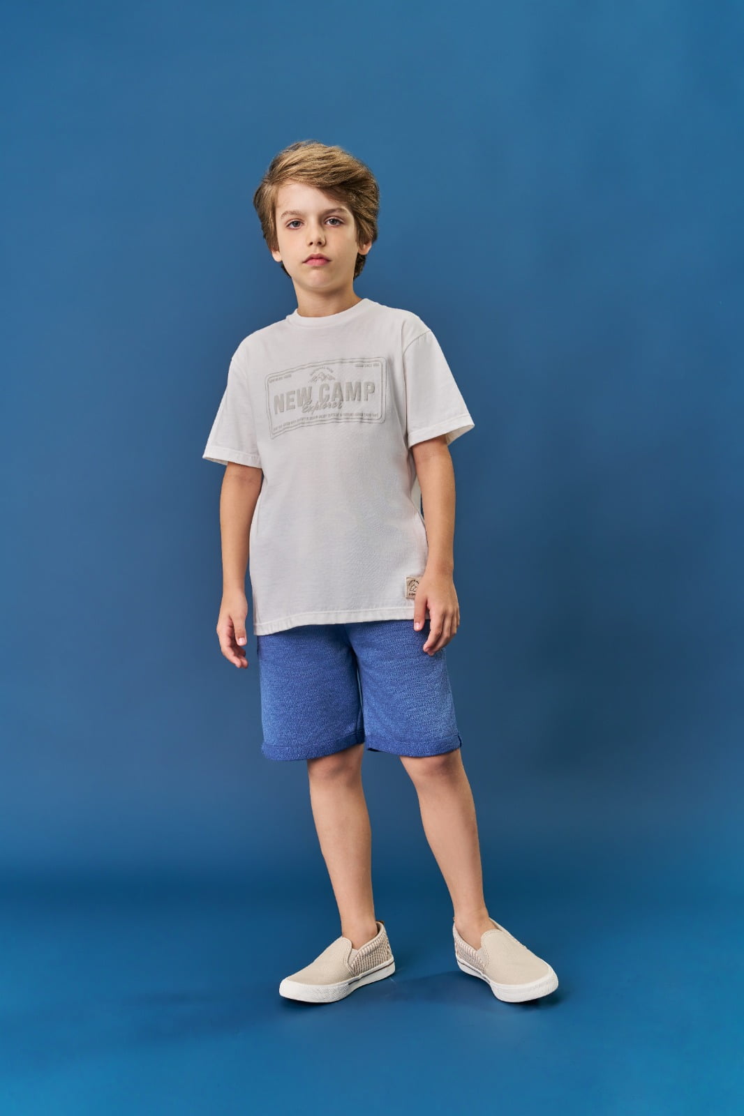 CONJUNTO INFANTIL MENINO DIVERTTO CAMISETA ESTAMPADA E BERMUDA - 17686