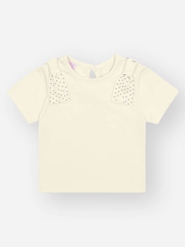 CONJUNTO INFANTIL CINTI BLUSA COM LAÇO E SAIA EM TULE BRILHO E CORAÇÕES - 10481 CONJUNTO INFANTIL CINTI BLUSA COM LAÇO E SAIA EM TULE BRILHO E CORAÇÕES - 10481