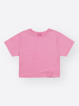 CONJUNTO INFANTIL CINTI BLUSA CROPPED E SHORTS EM LASTEX - 012262550