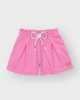 CONJUNTO INFANTIL CINTI BLUSA CROPPED ESTAMPA URSINHO E SHORT - 12545