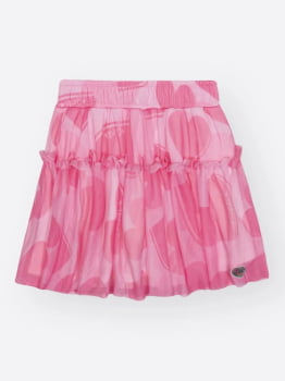 CONJUNTO INFANTIL CINTI BLUSA E SAIA EM TULE CORAÇÕES - 012262600