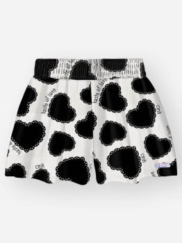 CONJUNTO INFANTIL CINTI BLUSA E SHORT ESTAMPADO - 12708