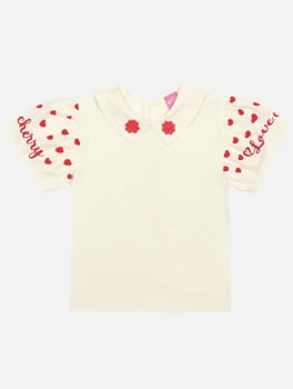 CONJUNTO INFANTIL CINTI BLUSA E SHORT - SAIA TUTTI - FRUTTI - 12261