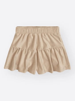 CONJUNTO INFANTIL CINTI BLUSA EM COTTON E SHORT EM VELUDO COTELÊ DE MALHA - 012262050