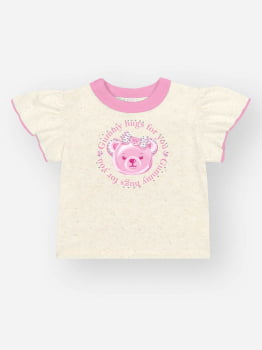 CONJUNTO INFANTIL CINTI BLUSA EM LINHO COM ESTAMPA DE URSINHO E SHORT EM MOLETINHO - 10477 CONJUNTO INFANTIL CINTI BLUSA EM LINHO COM ESTAMPA DE URSINHO E SHORT EM MOLETINHO - 10477