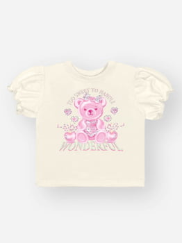 CONJUNTO INFANTIL CINTI BLUSA ESTAMPA WONDERFUL E SHORT- SAIA EM MOLETOM LINHO - 10480 CONJUNTO INFANTIL CINTI BLUSA ESTAMPA WONDERFUL E SHORT- SAIA EM MOLETOM LINHO - 10480