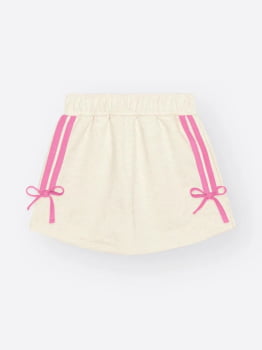 CONJUNTO INFANTIL CINTI BLUSÃO E SHORT - SAIA EM MOLETOM LINHO SEM FELPA - 112900