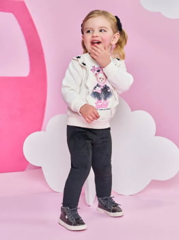 CONJUNTO INFANTIL CINTI BLUSÃO EM MOLETOM FELPADO E CALÇA LEGGING EM VELUDO COM FOIL - 012260470 CONJUNTO INFANTIL CINTI BLUSÃO EM MOLETOM FELPADO E CALÇA LEGGING EM VELUDO COM FOIL - 012260470