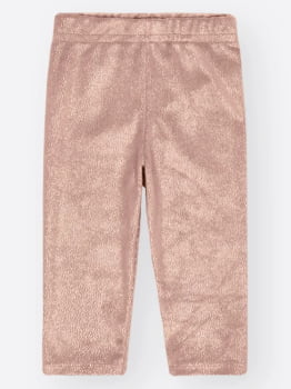 CONJUNTO INFANTIL CINTI BLUSÃO EM MOLETOM FELPADO E CALÇA LEGGING EM VELUDO FÓIL - 012260450