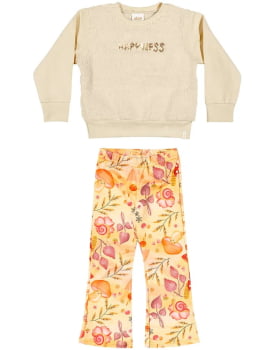 CONJUNTO INFANTIL ELIAN BLUSÃO EM MOLETOM FELPADO E CALÇA EM TECHNO WOOL SUBLIMADO - 231914