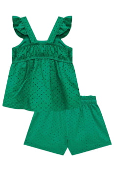 CONJUNTO INFANTIL INFANTI BATA E SHORT EM LAISE SUMMER - 77575