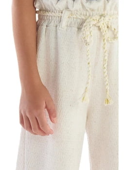 CONJUNTO INFANTIL KIKI BLUSA ESTAMPADA E CALÇA EM MALHA COM TEXTURA - 3600138