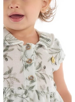 CONJUNTO INFANTIL KIKI BODY EM TRICOT COM SHORT EM MALHA TEXTURIZADA - 1500026 CONJUNTO INFANTIL KIKI BODY EM TRICOT COM SHORT EM MALHA TEXTURIZADA - 1500026