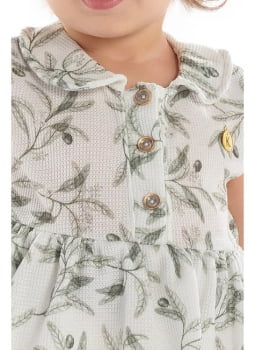 CONJUNTO INFANTIL KIKI BODY EM TRICOT COM SHORT EM MALHA TEXTURIZADA - 1500026
