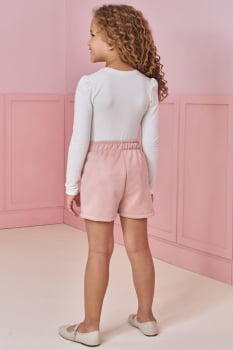 CONJUNTO INFANTIL KUKIÊ BLUSA EM MALHA POWER E SHORTS EM MALHA SCUBA SUEDE - 91839