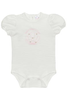 CONJUNTO INFANTIL KUKIÊ BODY EM MALHA UV ELASTIC E SHORTS EM SUPER CETIM - 87766
