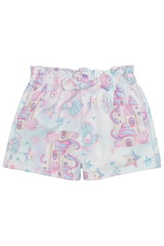 CONJUNTO INFANTIL KUKIÊ BODY EM MALHA UV ELASTIC E SHORTS EM SUPER CETIM - 87766
