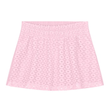 CONJUNTO INFANTIL KYLY BLUSA E SHORT SAIA COM DETALHE BORDADO - 1000687