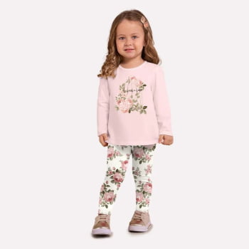 CONJUNTO INFANTIL MILON BLUSA E CALÇA EM COTTON ESTAMPADA - 2000758