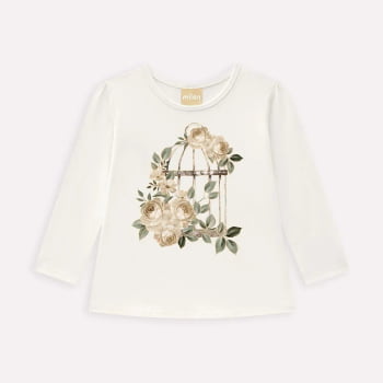 CONJUNTO INFANTIL MILON BLUSA E CALÇA EM COTTON ESTAMPADA - 2000758