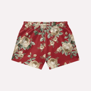 CONJUNTO INFANTIL MILON BLUSA E SHORT ESTAMPA FLORES - 2000948