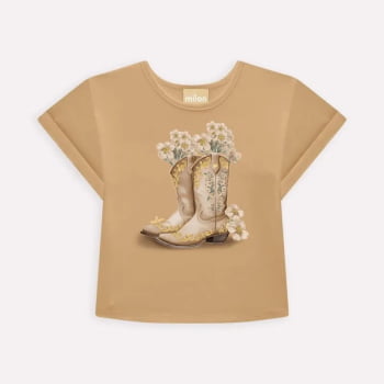CONJUNTO INFANTIL MILON CLOPPED E SHORT ESTAMPADO - 2000962