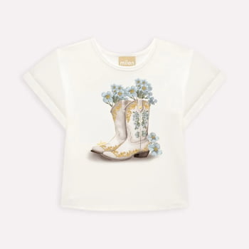 CONJUNTO INFANTIL MILON CLOPPED E SHORT ESTAMPADO - 2000962