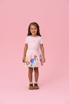 CONJUNTO INFANTIL MON SUCRÉ BLUSA EM CANELADO E SAIA ESTAMPADA - 51138028102 CONJUNTO INFANTIL MON SUCRÉ BLUSA EM CANELADO E SAIA ESTAMPADA - 51138028102
