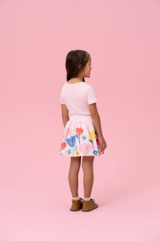 CONJUNTO INFANTIL MON SUCRÉ BLUSA EM CANELADO E SAIA ESTAMPADA - 51138028102 CONJUNTO INFANTIL MON SUCRÉ BLUSA EM CANELADO E SAIA ESTAMPADA - 51138028102