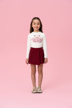 CONJUNTO INFANTIL MON SUCRÉ BLUSA ESTAMPADA E SHORT-SAIA - 51138028214 CONJUNTO INFANTIL MON SUCRÉ BLUSA ESTAMPADA E SHORT-SAIA - 51138028214