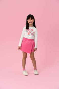 CONJUNTO INFANTIL MON SUCRÉ BLUSA ESTAMPADA E SHORT-SAIA EM MOLETINHO - 51138028358 CONJUNTO INFANTIL MON SUCRÉ BLUSA ESTAMPADA E SHORT-SAIA EM MOLETINHO - 51138028358
