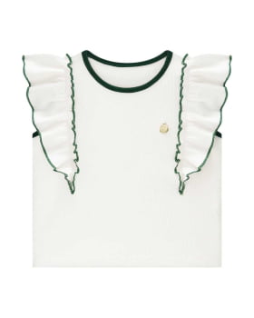 CONJUNTO INFANTIL ONDA MARINHA REGATA EM RIBANA CANELADA E SHORT EM MOLETINHO - 1254059