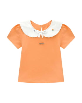 CONJUNTO INFANTIL SOMNII BLUSA EM COTTON E SHORT EM LINHO NATURE ESTAMPADO - 3254032