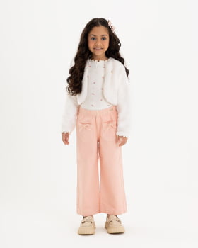 BOLERO INFANTIL SOMNII EM PELO COM FORRO - 3251051