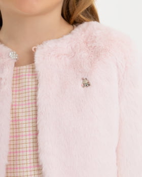BOLERO INFANTIL SOMNII EM PELO COM FORRO - 3251051
