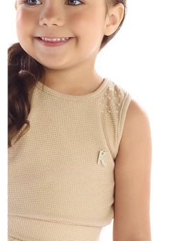 MACAQUINHO INFANTIL KIKI EM TRICOT COM SAIA EM TULE - 2300029