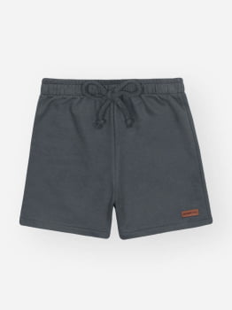 CONJUNTO INFANTIL DIVERTTO BODY ESTAMPA JUNGLE ACOMPANHA CAMISA E BERMUDA EM MOLETOM - 16269