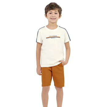 CONJUNTO INFANTIL COLORITTÁ CAMISETA COM ESTAMPA E BERMUDA - 74124