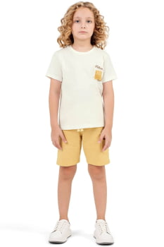 CONJUNTO INFANTIL COLORITTÁ CAMISETA ESTAMPADA E BERMUDA - 74121