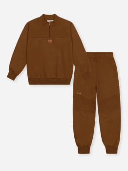 CONJUNTO INFANTIL DIVERTTO BLUSÃO E CALÇA JOGGER EM MOLETOM FELPADO - 022261150