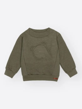 CONJUNTO INFANTIL DIVERTTO BLUSÃO EM MOLETOM QUADRILÊ FELPADO E CALÇA EM MOLETOM FELPADO - 022260240