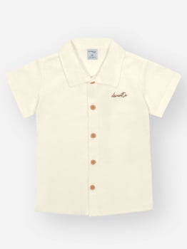 CONJUNTO INFANTIL DIVERTTO CAMISA LINHO E BERMUDA LISTRADA - 16308