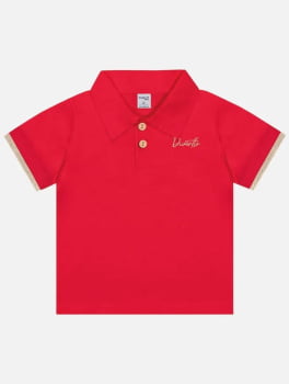 CONJUNTO INFANTIL DIVERTTO CAMISA POLO E BERMUDA - 16168