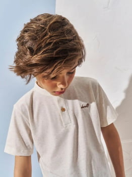 CONJUNTO INFANTIL DIVERTTO CAMISA POLO E BERMUDA - 27064