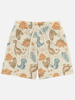 CONJUNTO INFANTIL DIVERTTO CAMISETA E BERMUDA DINO - 16164