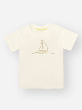 CONJUNTO INFANTIL DIVERTTO CAMISETA EM MAIA MALHA E BERMUDA LISTRADA - 27131