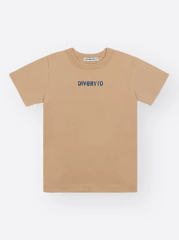 CONJUNTO INFANTIL DIVERTTO CAMISETA EM MEIA MALHA E BERMUDA EM MOLETOM SEM FELPA - 27332
